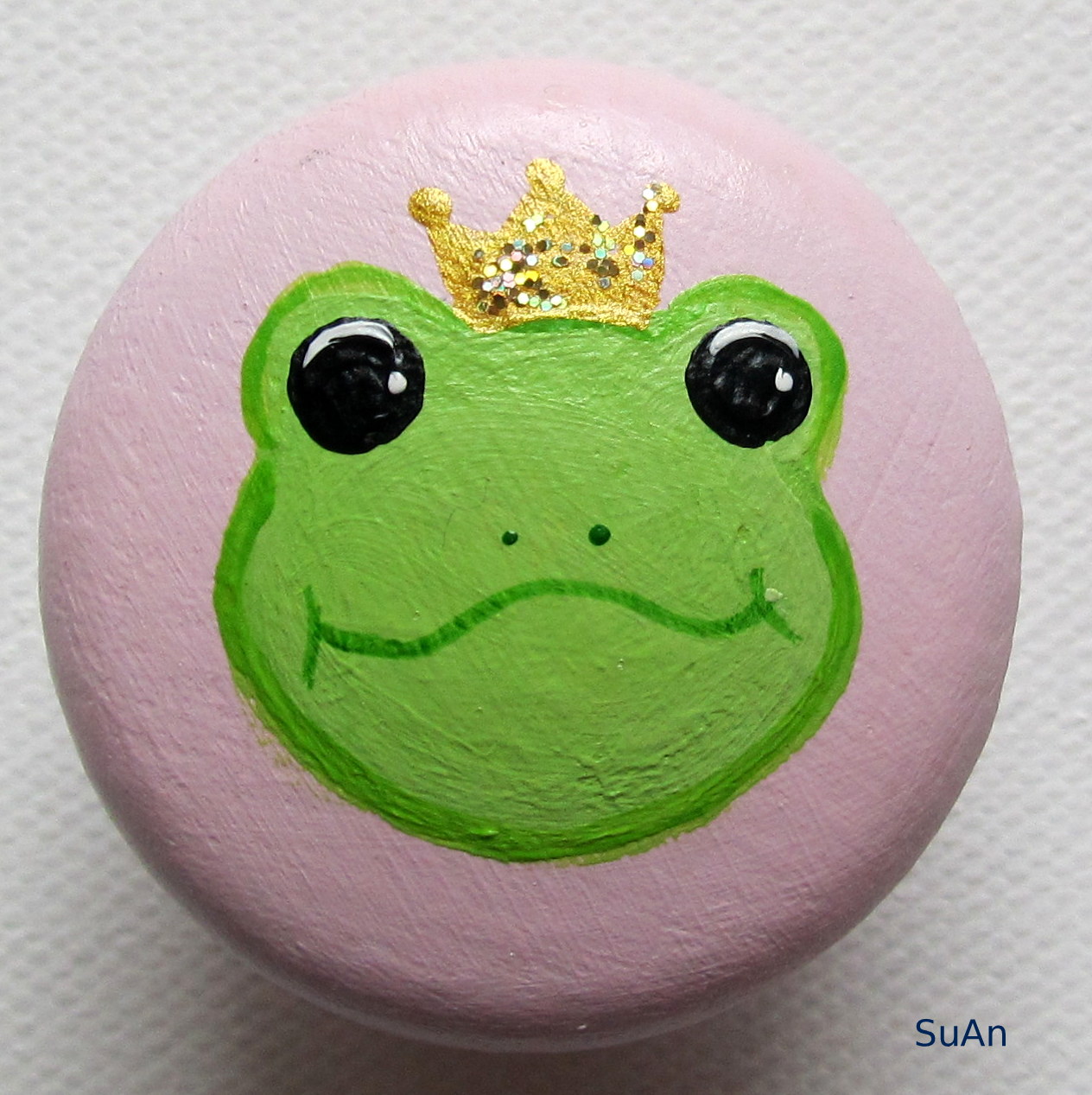 SuAn-Bilder - Möbelknauf "Froschkönig