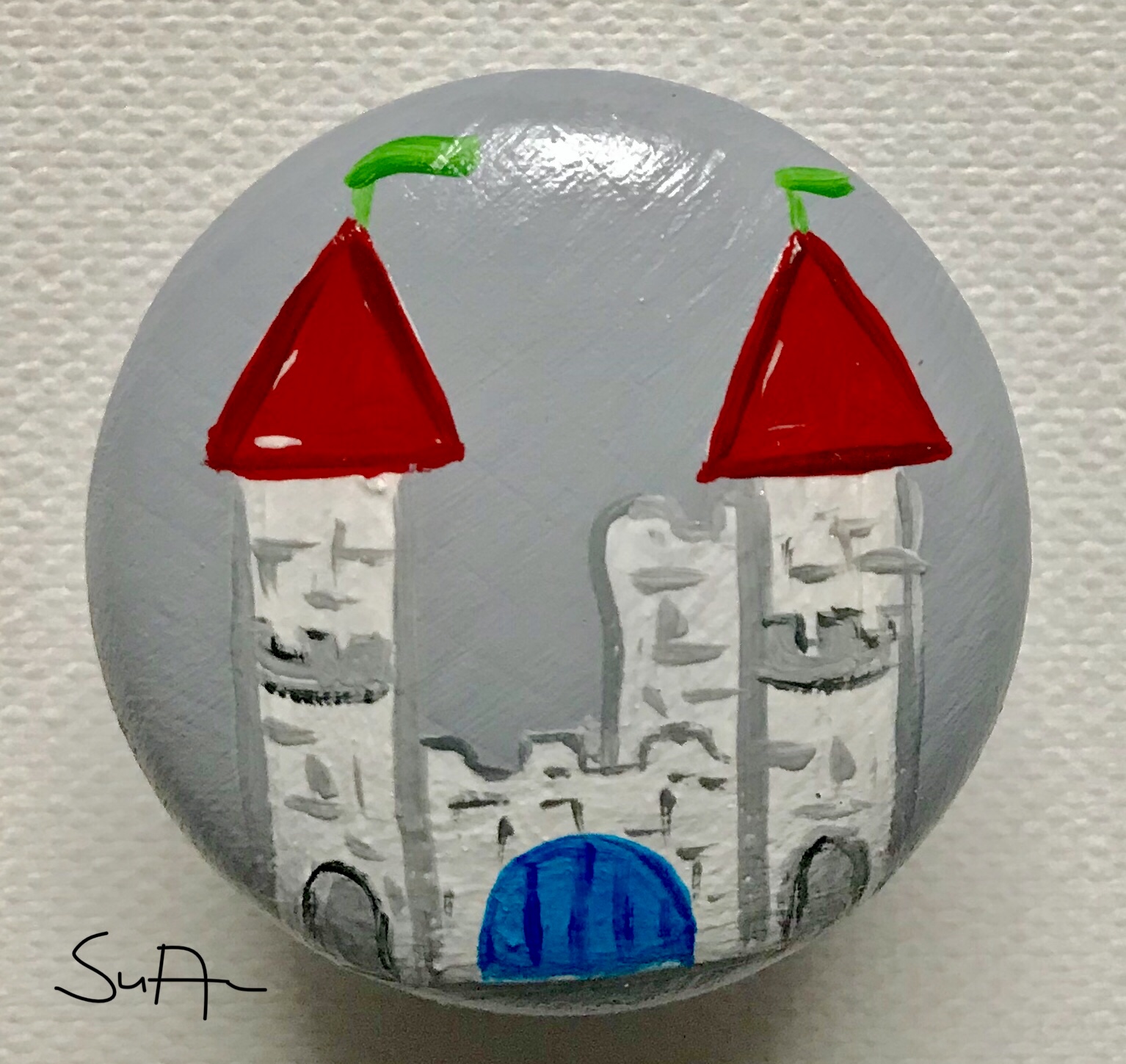 SuAn-Bilder - Möbelknauf "Ritterburg"